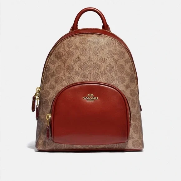 Coach | Bags | Authentic Carrie Coach Leather Backpack  display picture 2
